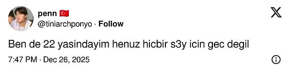 Hala bir senen var...