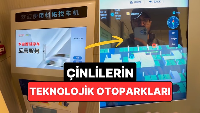 Türk İçerik Üreticisi Çin'deki Bir AVM Otoparkının Son Derece Akıllı Sistemini Anlattı