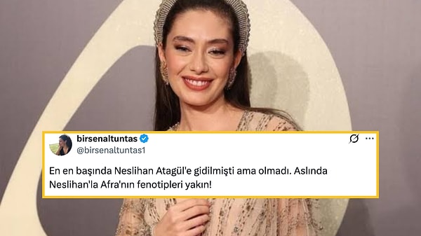 Birsen Altuntaş'ın haberine göre A.B.İ. dizisinde ilk rol teklifi Neslihan Atagül'e gitmiş.