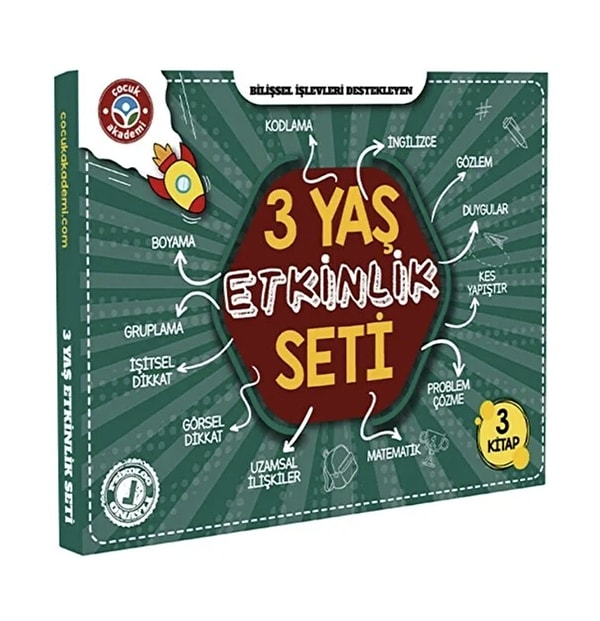 Aktivite Eğitici kitaplarda 3 al 2 öde fırsatıyla 1- 7 arası yaş her çocuğun bitirdiği setleri siz de keşfedin!