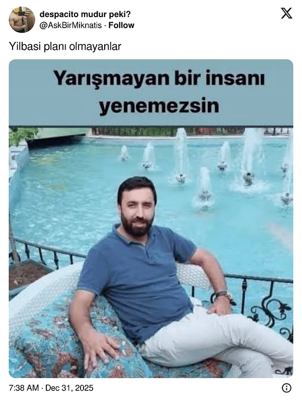 Şimdiden herkese mutlu yıllar!