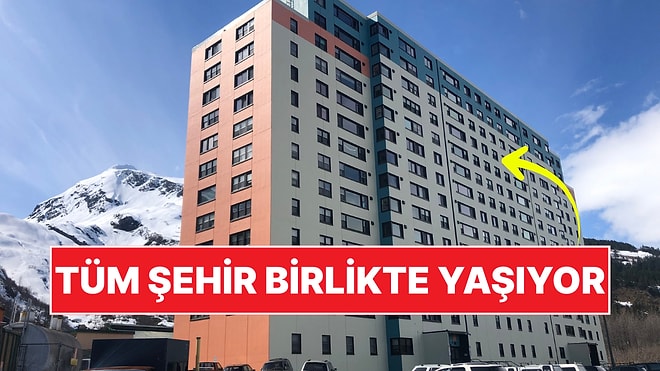 Tüm Şehrin Komşunuz Olduğunu Düşünün: Bu Şehirde Herkes Aynı Binada Yaşıyor