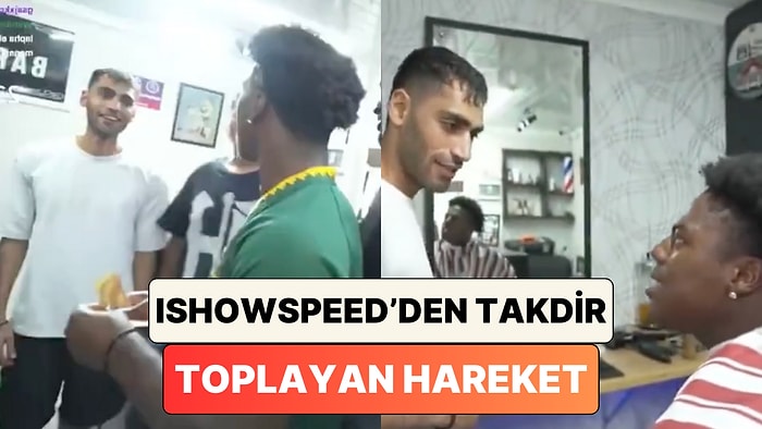 Güney Afrika'da Saçını Kestiren IShowSpeed Berberin Gazzeli Olduğunu Öğrenince 5 Bin Dolar Bahşiş Verdi