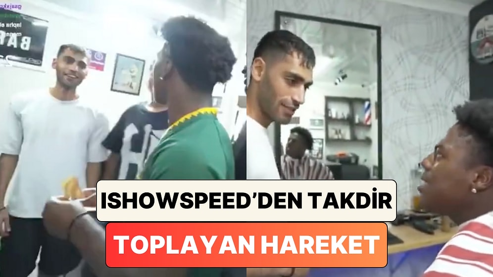 Güney Afrika'da Saçını Kestiren IShowSpeed Berberin Gazzeli Olduğunu Öğrenince 5 Bin Dolar Bahşiş Verdi