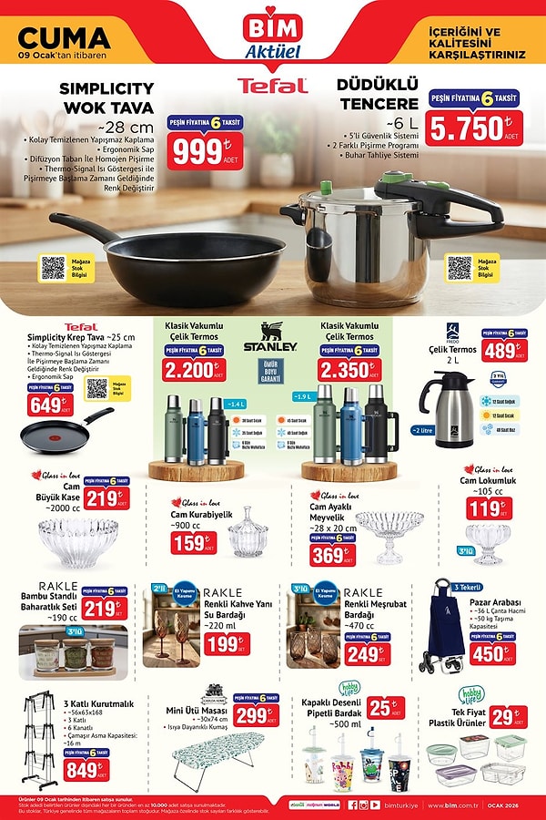 Tefal Simplicity Wok Tava 28 cm 999 TL