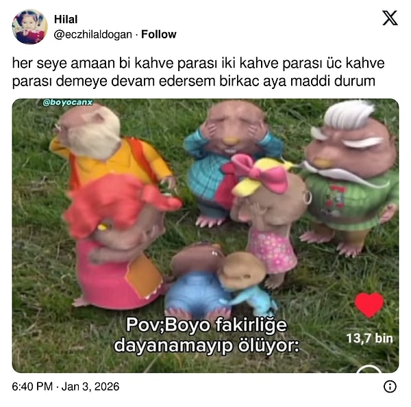 Her şeyi kahveye göre hesapladıktan sonra, kahveyi de eksiltmemiz gerektiğini kabullenemedik çünkü.