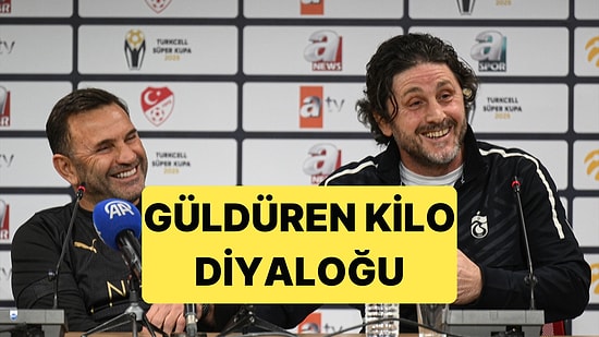 Fatih Tekke ve Okan Buruk Arasında Kilo Alma Verme Diyaloğu İzleyenleri Güldürdü