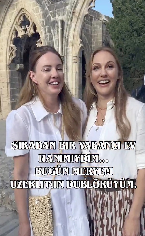6. Meryem Uzerli'nin dublörü, nasıl dublör olduğunu açıkladı.