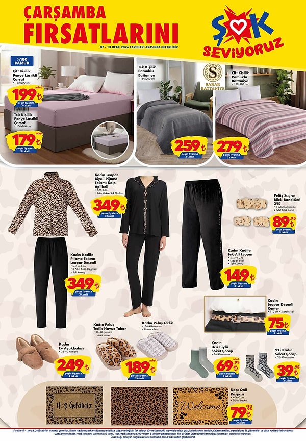 Kadın Leopar Biyeli Kalp Aplikeli Pijama Takımı 349 TL