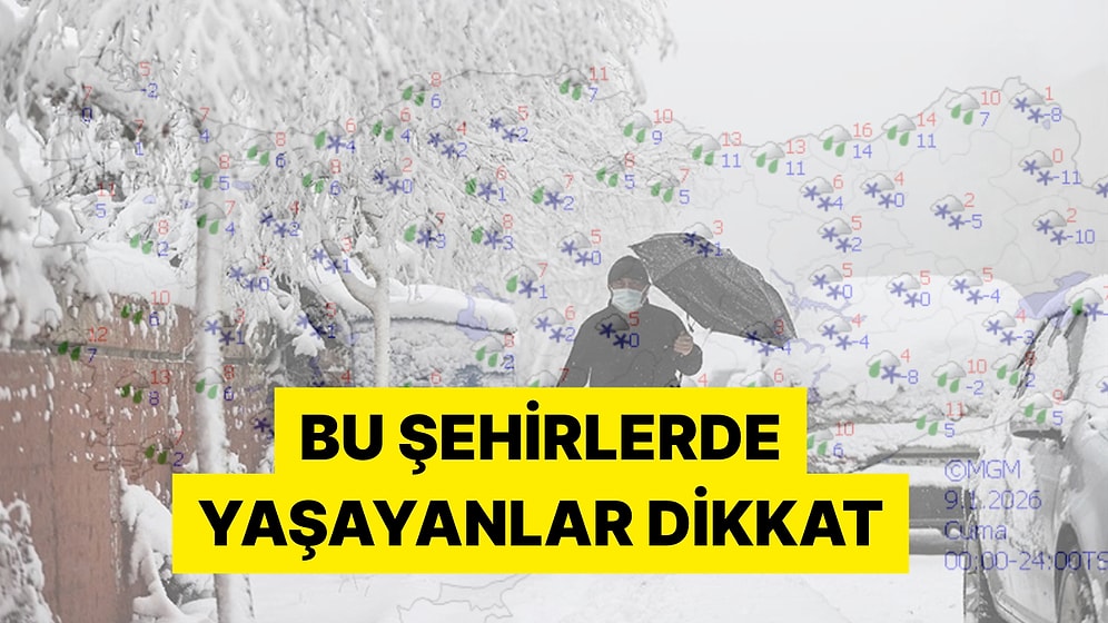 Bu İllerde Yaşayanlar Dikkat: Cuma Günü 50 Şehirde Kar Yağışı Bekleniyor