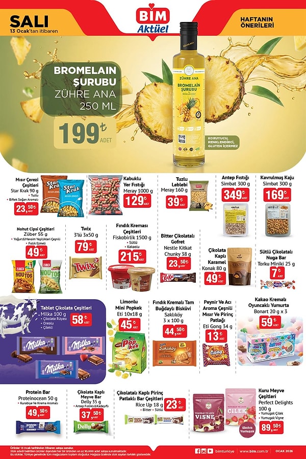 Zühre Ana Bromelain Şurubu 250 ml 199 TL