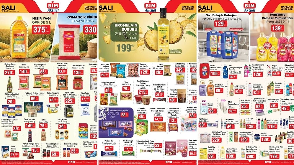 13 Ocak 2026 BİM Aktüel Haftanın Önerileri Kataloğu