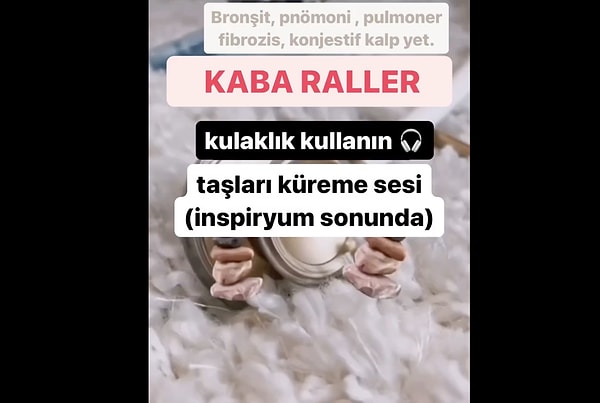 Doktor sesleri benzetme yaparak da tanımlamaya çalıştı;