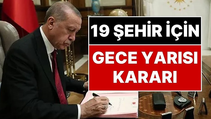 Gece Yarısı Açıklandı: Cumhurbaşkanı Kararıyla 19 Şehrin Valisinin Görev Yeri Değiştirildi