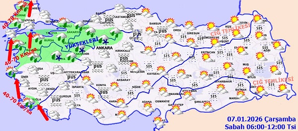 Bugün hava nasıl, kar var mı?