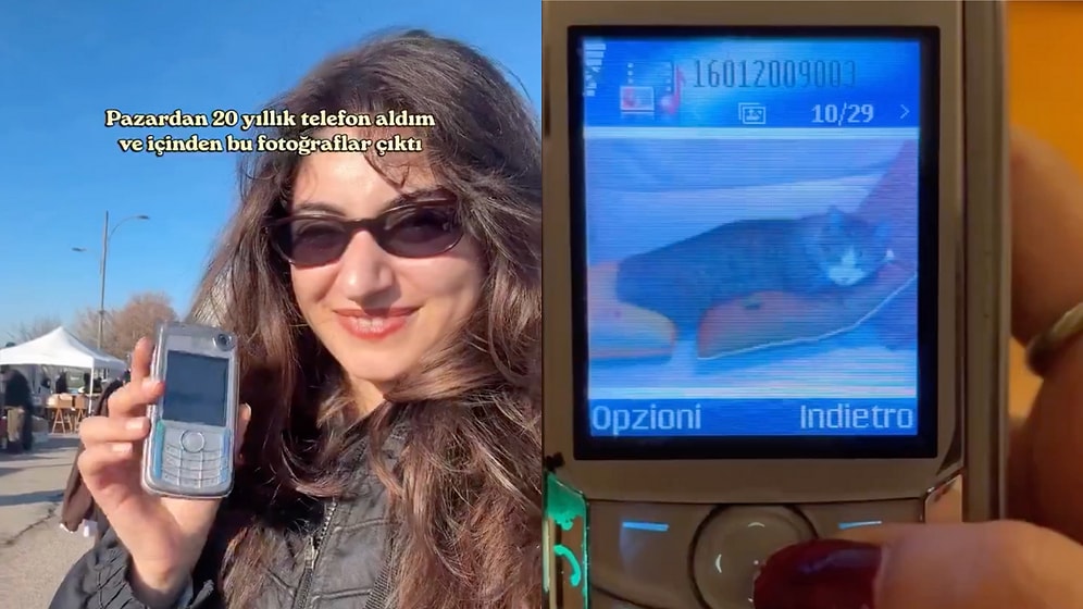 A Woman Shares Photos Found Inside a 20-Year-Old Phone