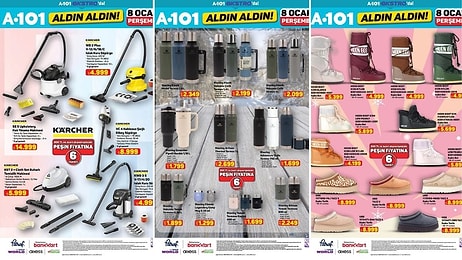 A101'e Stanley Termos Çeşitleri Geliyor! 8 Ocak 2026 İnternete Özel Aldın Aldın Kataloğu
