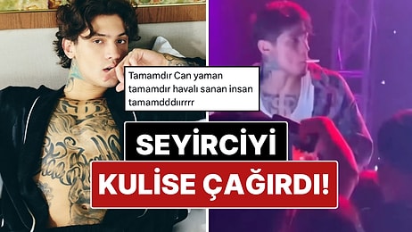 Rapçi Çakal'ın Sahneden Bir Hayranını Kulise Davet Ettiği Anlar Gündem Oldu