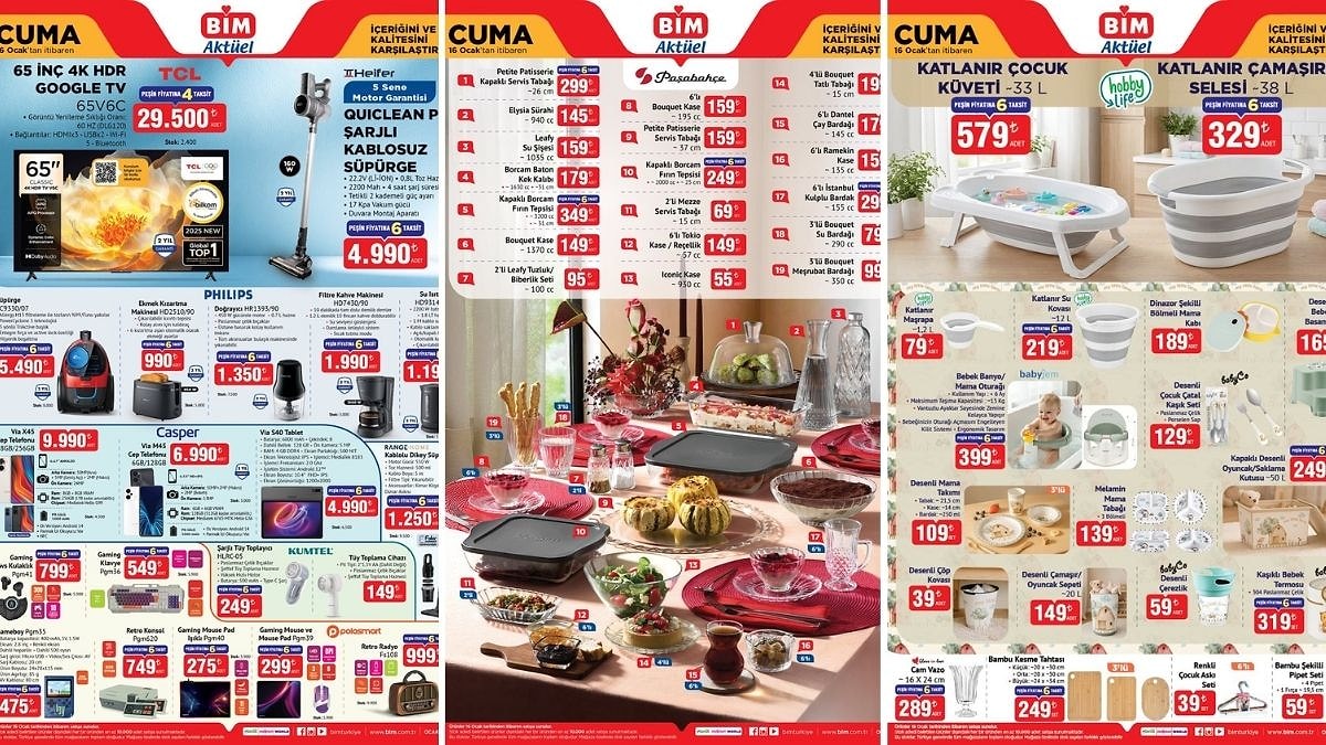 BİM'e Filtre Kahve Makinesi Geliyor! 16 Ocak 2026 BİM Aktüel Ürünler İndirim Kataloğu