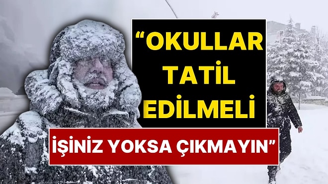 Pazartesi İstanbul’a Kar Yağacak! Meteoroloji Uzmanı Orhan Şen’den “Okulları Tatil Edin” Çağrısı