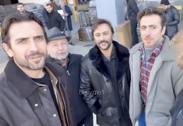 Taşacak Bu Deniz oyuncuları sette üşüyünce çareyi horon oynamakta buldu.