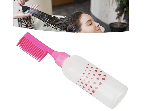 Kanji Pompalı Taraklı Saç Boyama Şişesi – 200 ml