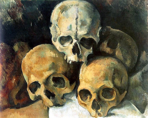 Paul Cézanne - Skull