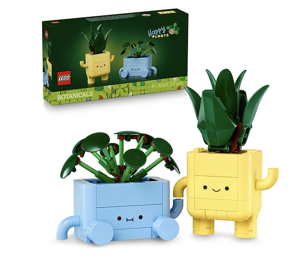 Hiç solmayan bir bahçeye ne dersiniz? LEGO® Botanicals Mutlu Bitkiler yapım seti!