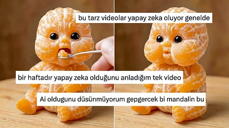 "Keşke Gerçek Olsa" Dedirten Yapay Zeka Mandalina Videosu Viral Oldu