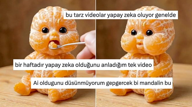 "Keşke Gerçek Olsa" Dedirten Yapay Zeka Mandalina Videosu Viral Oldu