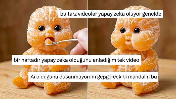 "Keşke Gerçek Olsa" Dedirten Yapay Zeka Mandalina Videosu Viral Oldu