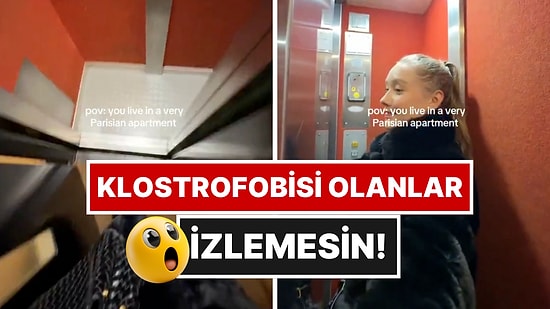 Paris'teki Tek Kişilik Tabut Gibi Asansör Klostrofobimizi Tetikledi!
