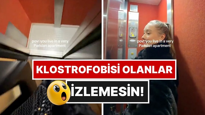 Paris'teki Tek Kişilik Tabut Gibi Asansör Klostrofobimizi Tetikledi!