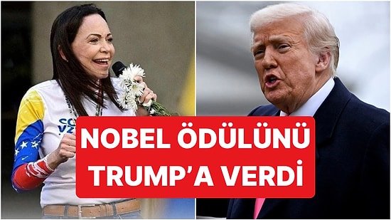 Nobel Barış Ödülünü Kazanan Maria Corina Machado, Ödülünü Kendi İsteğiyle Trump'a Verdi
