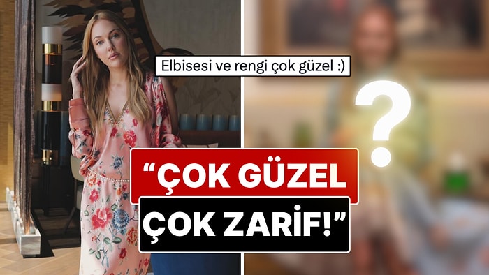 Meryem Uzerli'nin Davette Tercih Ettiği Elbiseye ve Zarafetine Övgü Yağdı