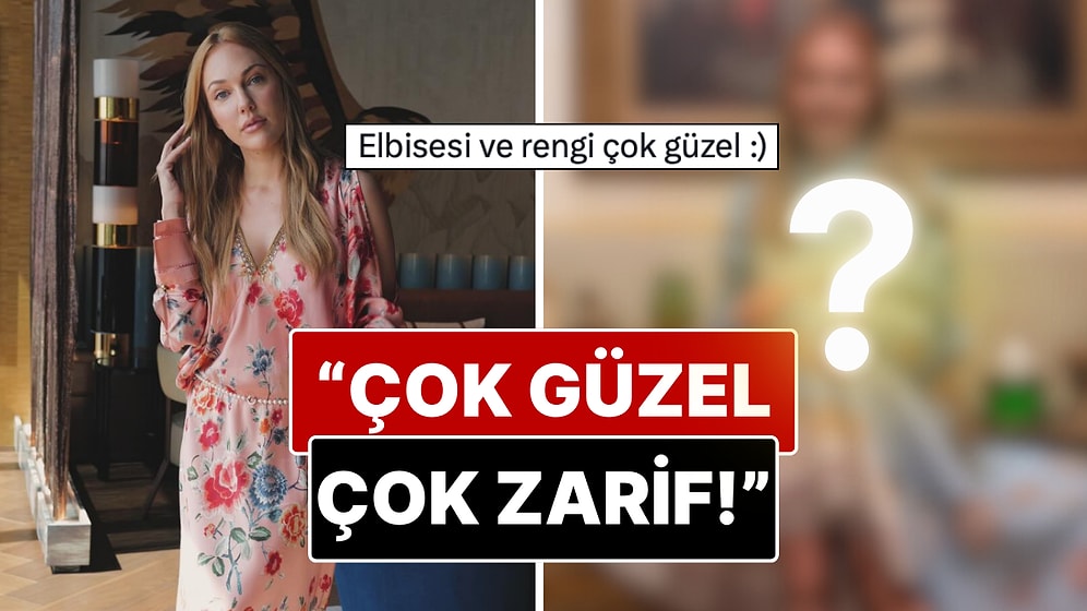 Meryem Uzerli'nin Davette Tercih Ettiği Elbiseye ve Zarafetine Övgü Yağdı