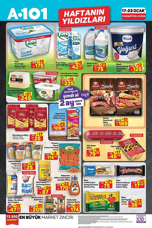 Pınar Yarım Yağlı Süzme Peynir 1 Kg 175 TL