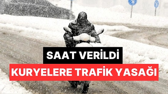 İstanbul’da Kar Alarmı: Valilik Ağır Taşıtların ve Kuryelerin Trafiğe Çıkmasını Yasakladı