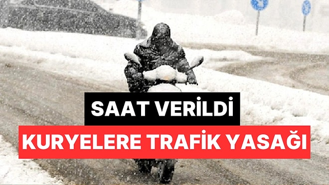 İstanbul’da Kar Alarmı: Valilik Ağır Taşıtların ve Kuryelerin Trafiğe Çıkmasını Yasakladı