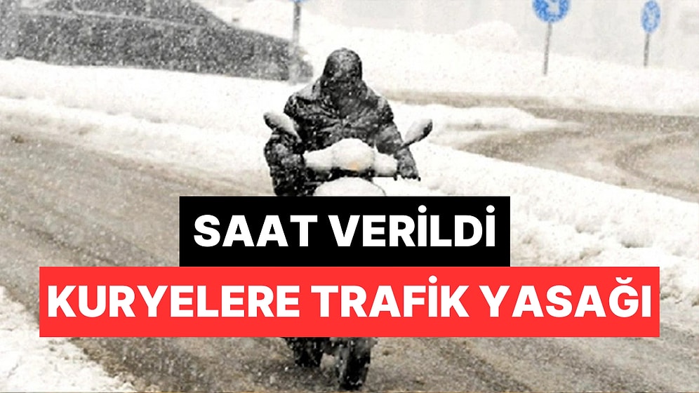 İstanbul’da Kar Alarmı: Valilik Ağır Taşıtların ve Kuryelerin Trafiğe Çıkmasını Yasakladı
