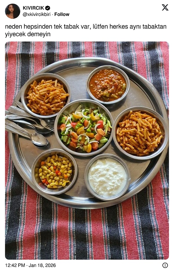 Paylaşım şöyleydi;