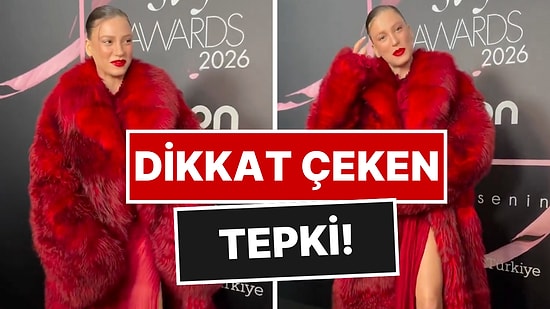 Serenay Sarıkaya’nın Derin Yırtmacına Muhabirin Tepkisi Dikkat Çekti