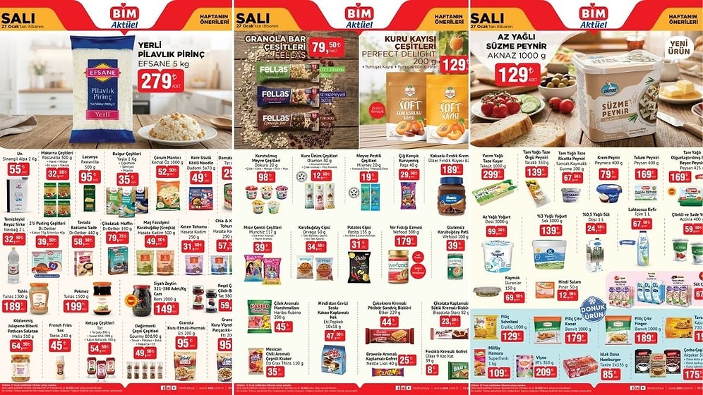 27 Ocak 2026 BİM Aktüel Haftanın Önerileri Kataloğu