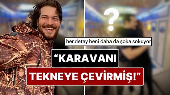 Çağatay Ulusoy'un Karavanının Dekorasyonundaki Detaylar Dikkat Çekti