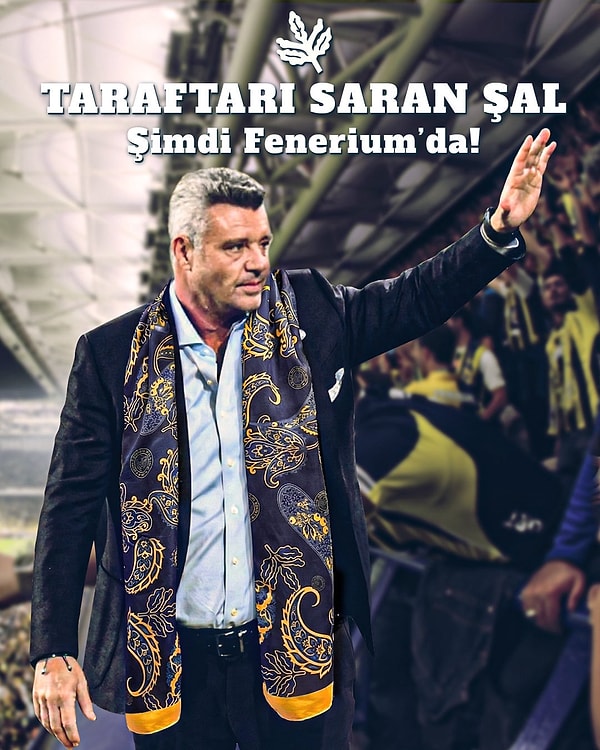 Sadettin Saran'ın maçı takip ederken taktığı şal da satışa çıkarıldı.