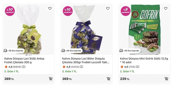 Tatlı krizlerinin kurtarıcısı Gofrik ve Lavi çikolatalarda stokları yenileme zamanı.