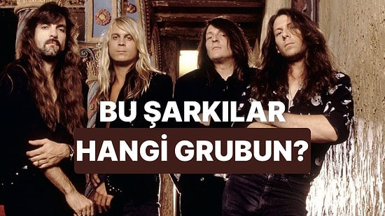 Bu Efsane Rock Parçalarının Hangi Gruba Ait Olduğunu Bulabilecek misin?