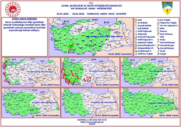 İstanbul'da hava nasıl olacak?