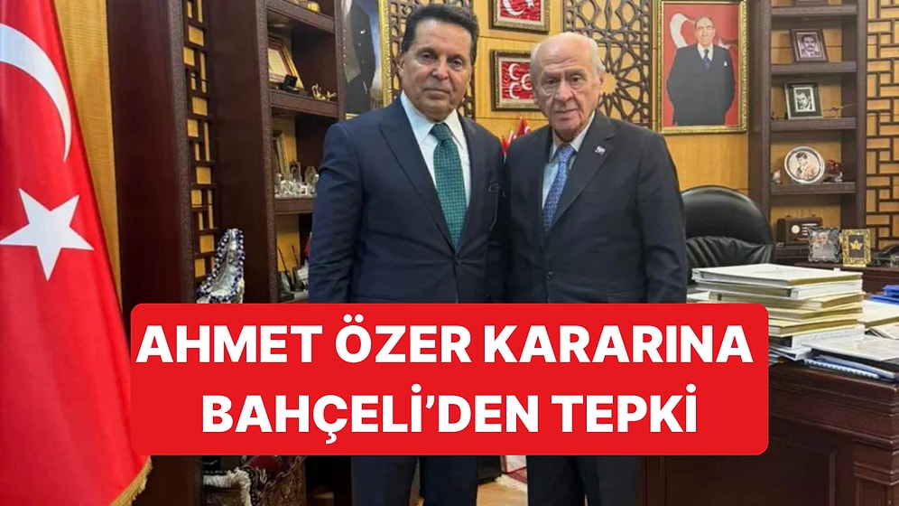 Ahmet Özer'e Verilen Hapis Cezasına En Sert Tepki Devlet Bahçeli'den Geldi