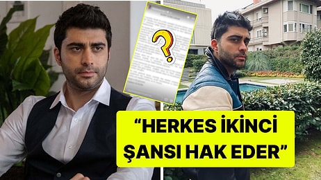 Kızılcık Şerbeti'nden Çıkarılan Doğukan Güngör Basın Açıklaması Yayınladı